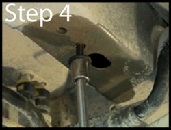 Threading a Bolt In and Out of the Weld Nut