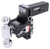 B&W Tow & Stow adjustable 2-ball mount.