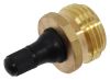 Valterra RV blow out plug with threaded valve for winterizing.