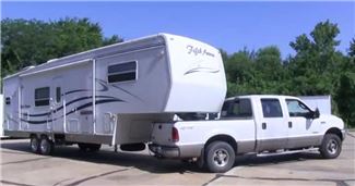 Truck and Fifth Wheel Trailer