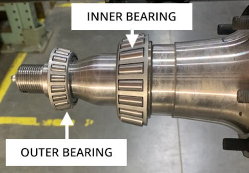 Inner and Outer Bearings on Trailer Axle