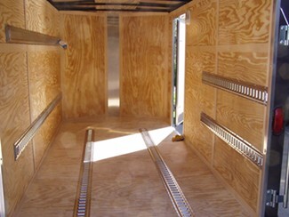 E-Track on Walls and Floor of Enclosed Trailer