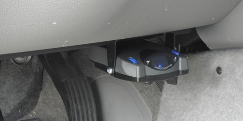 Brake controller installed in full-size Ford truck or SUV