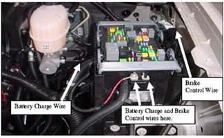 Battery Charge Wire and Brake Control Wire Image