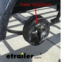 Trailer drum brake assembly