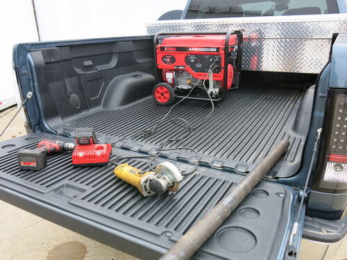 Portable generator in the truck bed image