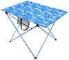 Taylor Made blue collapsible camping table.