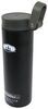 GSI Outdoors MicroLite black insulated water bottle.