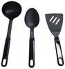 Black GSI Outdoors camping kitchen utensil set.