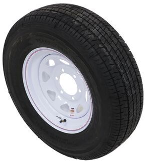 Goodyear Endurance ST225/75R15 Radial Tire w 15" White Spoke Wheel