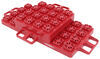 Red Stackers leveling blocks for trailers and RVs.