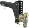 Curt channel style adjustable 2-ball mount.