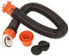 Camco RhinoFlex RV sewer hose with swivel fittings.
