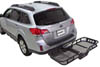 Subaru Outback wagon with a cargo carrier.