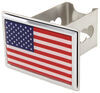 Au-Tomotive Gold American flag trailer hitch cover.