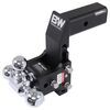 B&W Tow and Stow 3-Ball mount for 2-1/2 inch hitch.