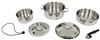 Camco stainless steel nesting cookware.