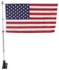 Camco flagpole, base and American flag. 