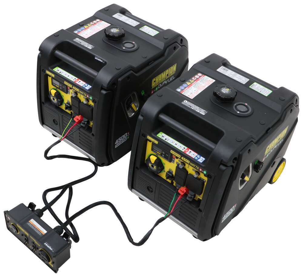 Two generators with parallel kit 