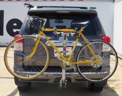 Hitch-Mounted Bike Rack on Vehicle