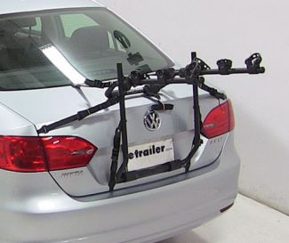 6-Strap trunk-mounted bicycle carrier