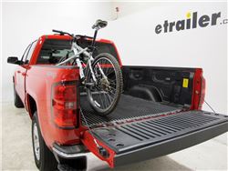 Truck bed bicycle installed with bike mounted