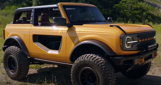 Yellow 2021 Ford Bronco 