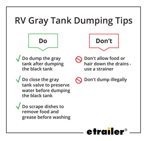 RV Gray Tank Dumping Tips