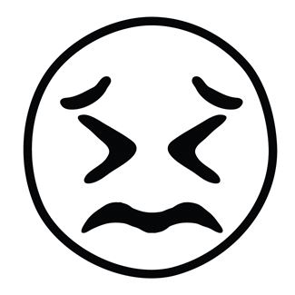 Emoji Face Frustration
