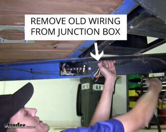 Trailer Junction Box - Remove Wiring