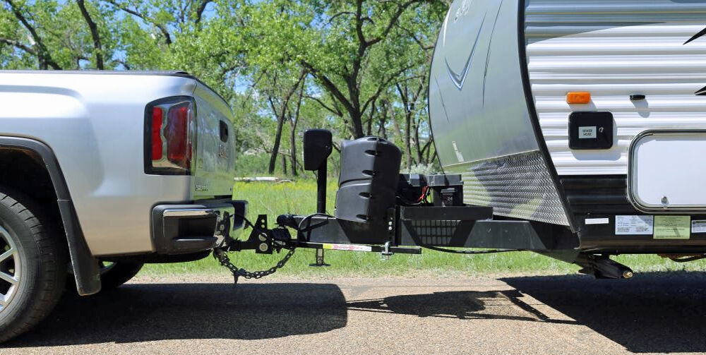 Truck and Hitched Trailer
