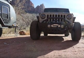 Jeep and Trailer - Keep Your Daydream