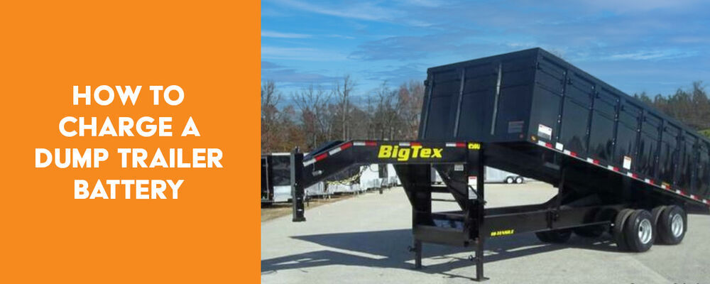 How to Charge a Dump Trailer Battery Cover - Featuring BigTex Dump Trailer
