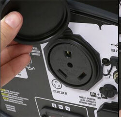 RV Generator Power Outlet