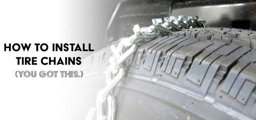 Install Tire Chains Cover