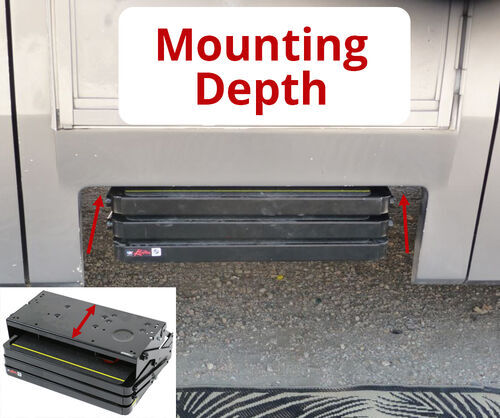Measuring Mounting Depth of Motorhome Step Replacements