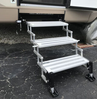 Pull-Out RV Camper Steps