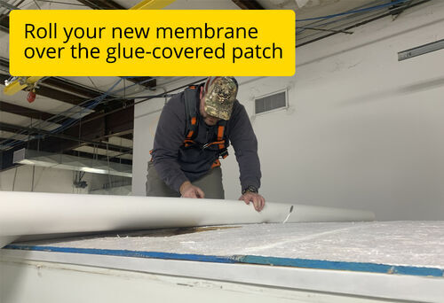 Roll Membrane over RV Roof