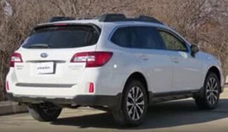 White Subaru Outback Wagon