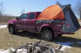 Toyota Tacoma with Truck Bed Tent