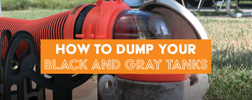 How to Dump Black and Gray Water Tanks
