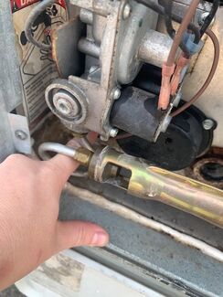 Turning off your RV water heater switch
