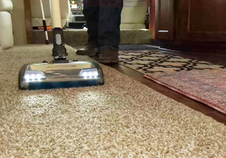 Vacuuming RV Floor
