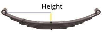 Height Diagram for Leaf Springs