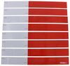 Optronics white and red conspicuity reflective tape.