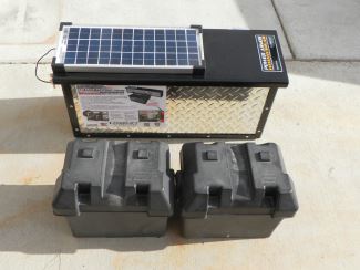 RV Battery Box with Solar