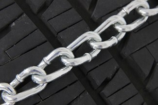 Twist link tire chain