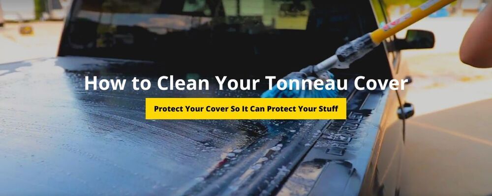washing your tonneau cover banner
