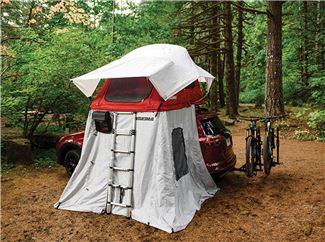 Car Camping Tent Setup