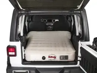 Air mattress in Jeep Wrangler